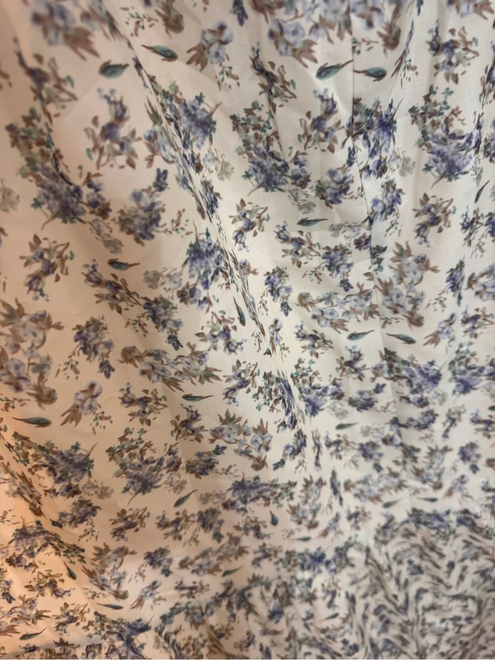 Worth Collective The Emery Midi Dress in Blue Floral - Never worn
